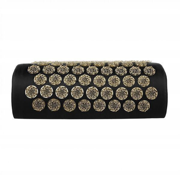 Валик акупунктурний 4FIZJO Standard Аплікатор Кузнєцова Black/Gold (P-5907739316936) 4FJ0415 фото