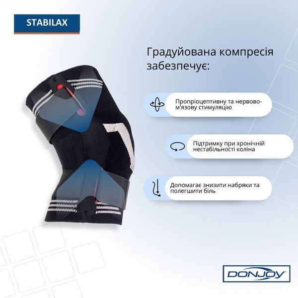 Напівжорсткий наколінник Stabilax 82-0012 фото