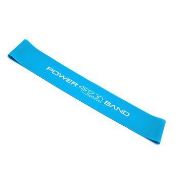 Резинка для фітнесу 4FIZJO Mini Power Band 0.6 мм 1-5 кг Sky Blue (P-5907222931103) 4FJ0010 фото