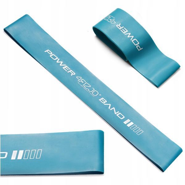 Резинка для фітнесу 4FIZJO Mini Power Band 0.6 мм 1-5 кг Sky Blue (P-5907222931103) 4FJ0010 фото