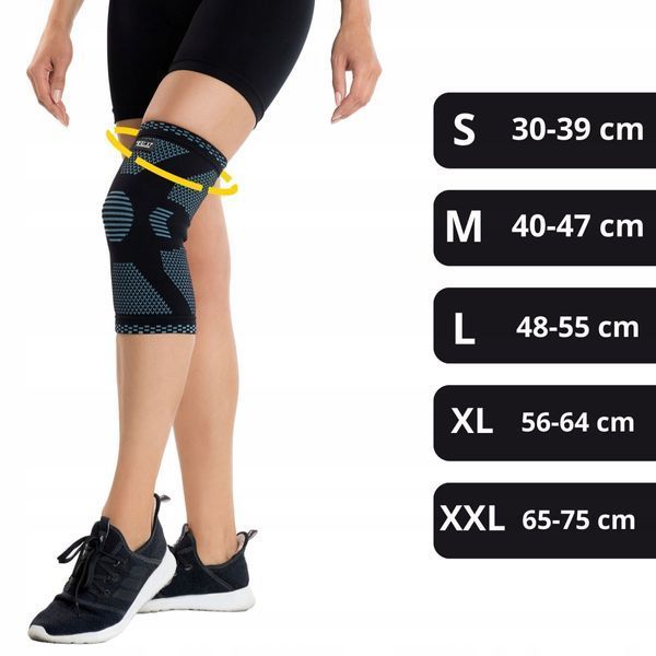 Фіксатор (бандаж) для коліна 4FIZJO 1 шт Size XXL (P-5907739318176) 4FJ0451 фото