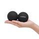 Масажний м'яч Cornix Lacrosse DuoBall 6.3 x 12.6 см XR-0113 Black XR-0113 фото 2