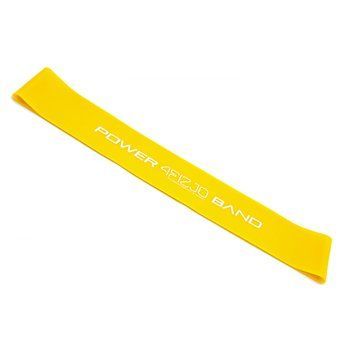 Резинка для фітнесу 4FIZJO Mini Power Band 0.8 мм 5-10 кг Yellow (P-5907222931608) 4FJ0011 фото
