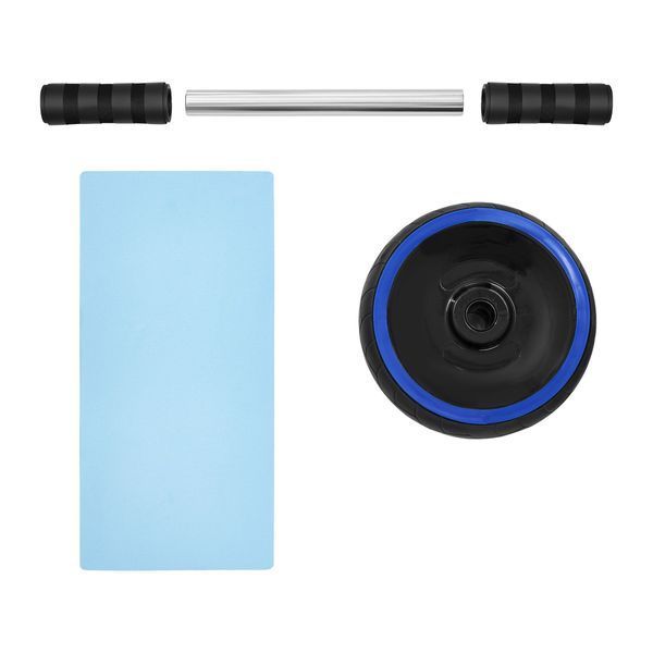 Ролик (гімнастичне колесо) для преса 4FIZJO Ab Wheel XL Black/Blue (P-5907739314437) 4FJ0328 фото