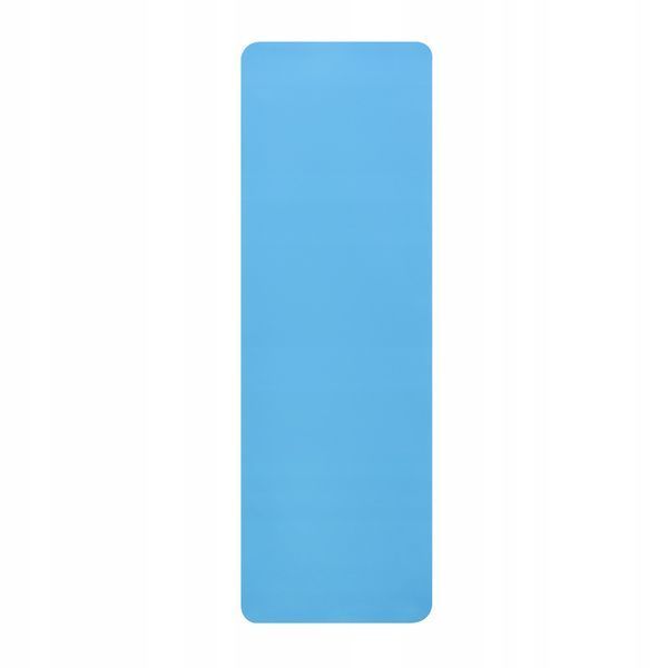 Килимок (мат) спортивний 4FIZJO TPE 180 x 60 x 1 см для йоги та фітнесу Blue/Sky Blue (P-5907739317094) 4FJ0389 фото