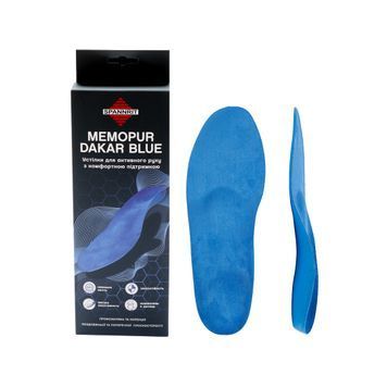 Ортопедична устілка зі спіненого поліуретану Memopur Dakar Blue M7327290076 фото