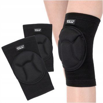 Наколінники спортивні 4FIZJO м'які Size S Black (P-5905973400503) P-5905973400503 фото