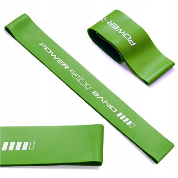Резинка для фітнесу 4FIZJO Mini Power Band 1 мм 10-15 кг Green (P-5907222931615) 4FJ0012 фото
