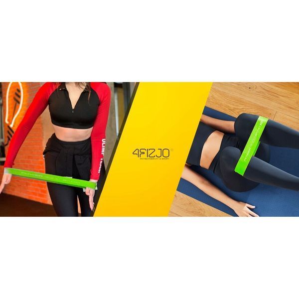 Резинка для фітнесу 4FIZJO Mini Power Band 1 мм 10-15 кг Green (P-5907222931615) 4FJ0012 фото