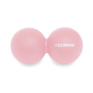 Масажний м'яч Cornix Lacrosse DuoBall 6.3 x 12.6 см XR-0116 Coral XR-0116 фото
