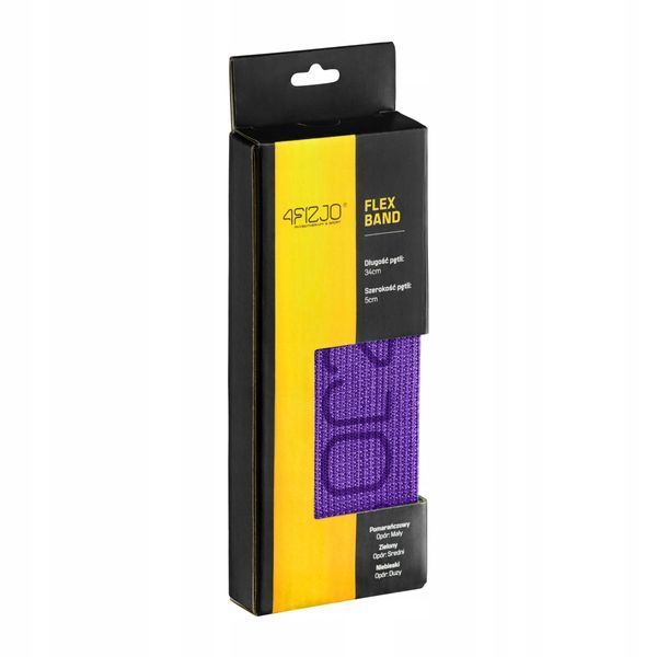 Резинка для фітнесу та спорту із тканини 4FIZJO Flex Band 16-22 кг Violet (P-5907739311696) 4FJ0153 фото