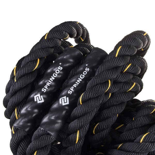 Канат для кросфіту Springos Battle Rope 9 м FA0104 FA0104 фото