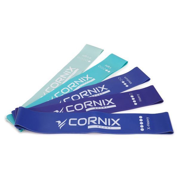 Резинки для фітнесу Cornix Mini Power Band набір 5 шт 1-20 кг XR-0047 XR-0047 фото