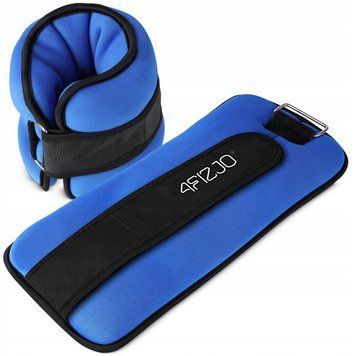 Обважнювачі-манжети для ніг та рук 4FIZJO 2 x 3 кг Black/Blue (P-5907739311115) P-5907739311115 фото