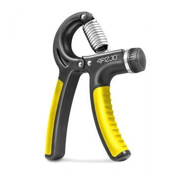 Еспандер кистьовий 4FIZJO 10-40 кг з регульованим навантаженням Black/Yellow (P-5907739311238) 4FJ0160 фото