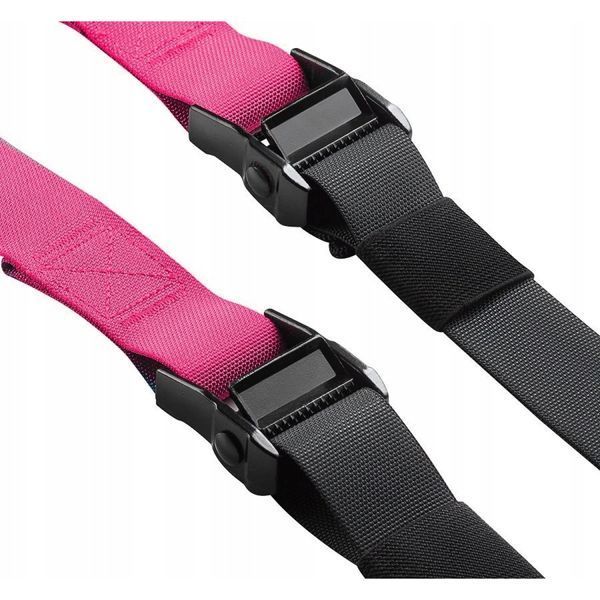 Петлі для функціонального тренінгу 4FIZJO підвісна система Black/Pink (P-5907739314109) 4FJ0266 фото