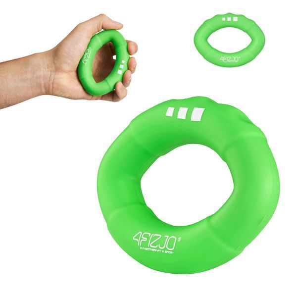 Еспандер кистьовий силіконовий 4FIZJO Light 13 кг Green (P-5907739313737) 4FJ0274 фото