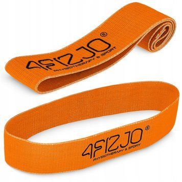 Резинка для фітнесу та спорту із тканини 4FIZJO Flex Band 1-5 кг Orange (P-5907739310927) P-5907739310927 фото