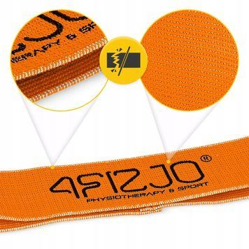 Резинка для фітнесу та спорту із тканини 4FIZJO Flex Band 1-5 кг Orange (P-5907739310927) P-5907739310927 фото