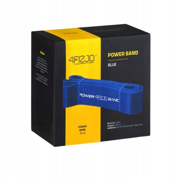 Еспандер-петля 4FIZJO Power Band 64 мм 36-46 кг резина для фітнесу і спорту Blue (P-5907222931097) 4FJ1097 фото