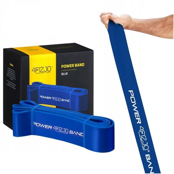 Еспандер-петля 4FIZJO Power Band 64 мм 36-46 кг резина для фітнесу і спорту Blue (P-5907222931097) 4FJ1097 фото