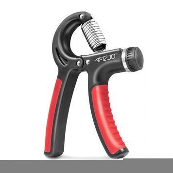 Еспандер кистьовий 4FIZJO 10-40 кг з регульованим навантаженням Black/Red (P-5907739313324) 4FJ0252 фото