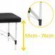 Масажний стіл складний 4FIZJO Massage Table Alu W70 Black (P-5907739318398) TABLEW70BLACK фото 9