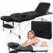 Масажний стіл складний 4FIZJO Massage Table+ Alu W60 Black (P-5907739318381) TABLE+W60BLACK фото 6