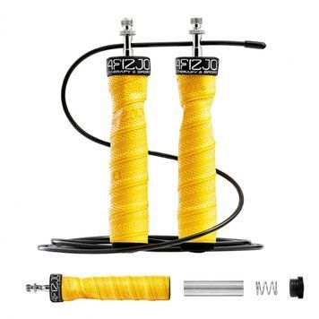 Скакалка швидкісна для кросфіту 4FIZJO Speed Rope PRO+ Yellow (P-5907739311030) 4FJ0114 фото