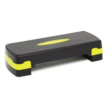 Степ-платформа 2-ступінчаста Cornix 68 х 28 х 10-15 см XR-0192 Black/Yellow XR-0192 фото