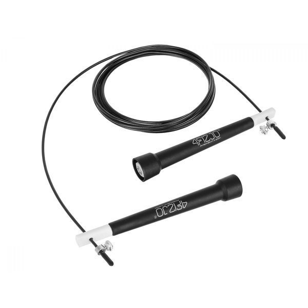 Скакалка швидкісна для кросфіту 4FIZJO Standard Black (P-5907739311511) 4FJ0182 фото