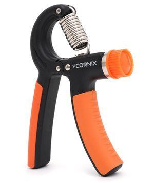 Еспандер кистьовий Cornix 5-60 кг з регульованим навантаженням та лічильником XR-0265 Orange/Black XR-0144 фото