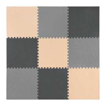 Мат-пазл (ласточкин хвіст) 4FIZJO Mat Puzzle EVA 180 x 180 x 1 cм 4FJ0158 Black/Grey/Biege 4FJ0158 фото