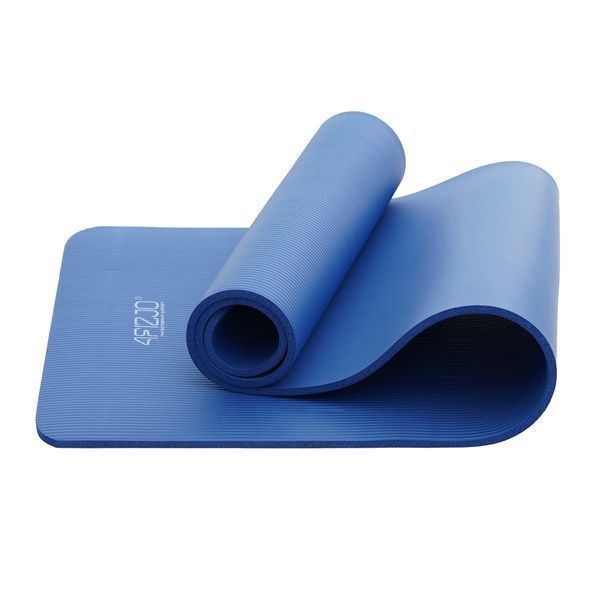 Килимок (мат) спортивний 4FIZJO NBR 180 x 60 x 1.5 см для йоги та фітнесу Blue (P-5907222931035) 4FJ0112 фото
