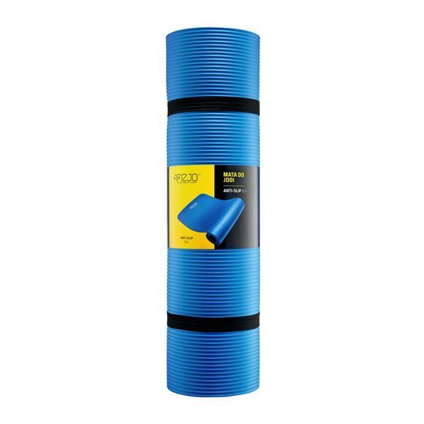 Килимок (мат) спортивний 4FIZJO NBR 180 x 60 x 1.5 см для йоги та фітнесу Blue (P-5907222931035) 4FJ0112 фото