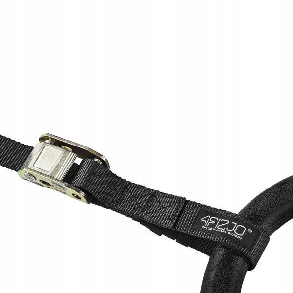 Гімнастичні кільця 4FIZJO з ABS пластику, регульовані Black (P-5907739314864) 4FJ0431 фото