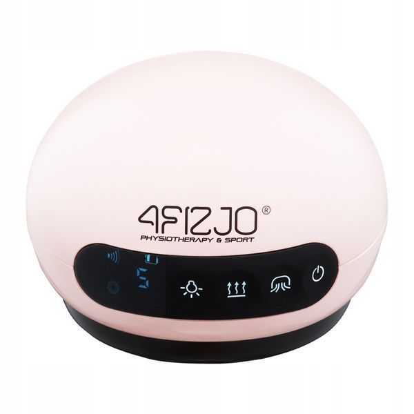 Масажна вакуумна банка 4FIZJO акумуляторна з ІЧ прогрівом Pink (P-5907739318701) 4FJ0518 фото