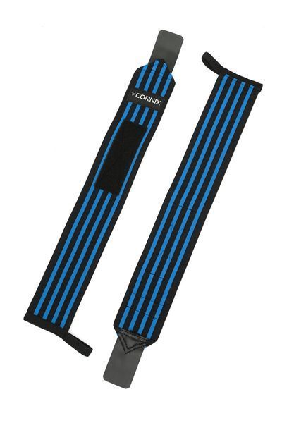 Бинти для зап'ясть (кистьові бинти) Cornix Wrist Wraps XR-0193 Black/Blue XR-0193 фото