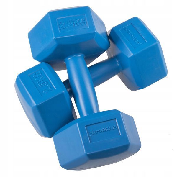 Гантелі Springos Hex 2 x 2.5 кг FA1033 FA1033 фото