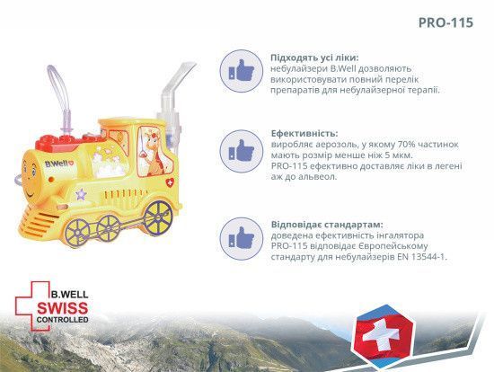 Компресорний небулайзер PRO-115 PRO-115 фото