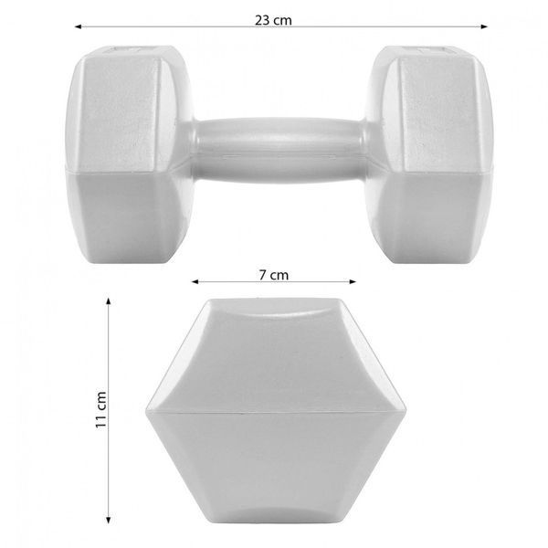 Гантелі Springos Hex 2 x 3 кг FA1034 FA1034 фото