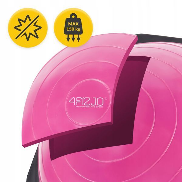 Балансувальна платформа 4FIZJO Bosu Ball 60 см Pink (P-5905973402453) P-5905973402453 фото
