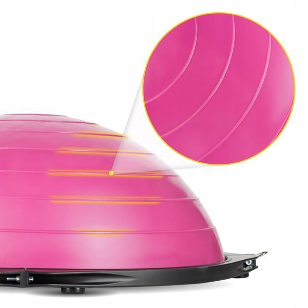 Балансувальна платформа 4FIZJO Bosu Ball 60 см Pink (P-5905973402453) P-5905973402453 фото