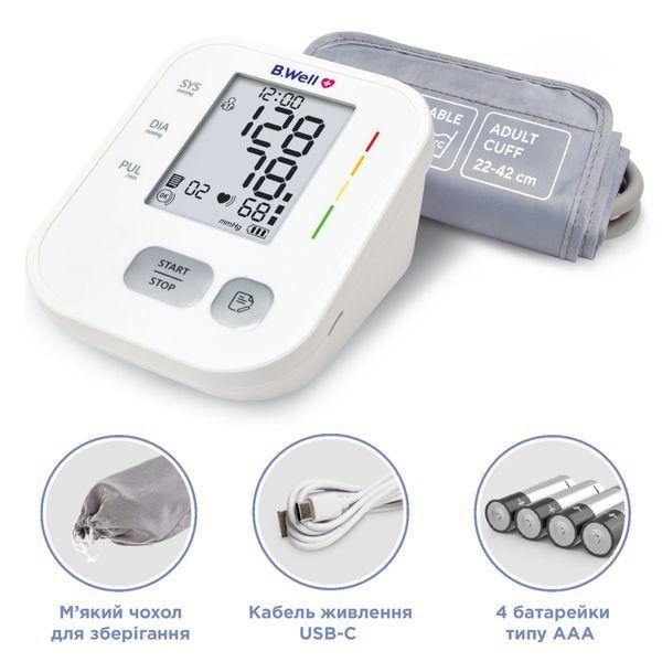 Автоматичний тонометр B.Well PRO-22 PRO-22/M-L фото