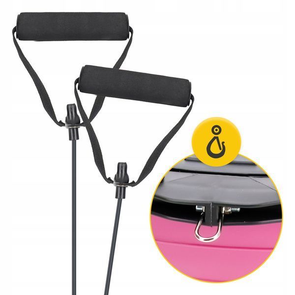 Балансувальна платформа 4FIZJO Bosu Ball 60 см Pink (P-5905973402453) P-5905973402453 фото