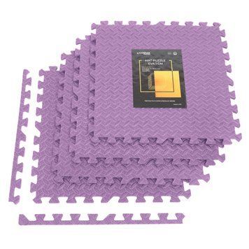 Мат-пазл (ластівчин хвіст) Cornix Mat Puzzle EVA 120 x 120 x 1 cм XR-0232 Purple XR-0232 фото