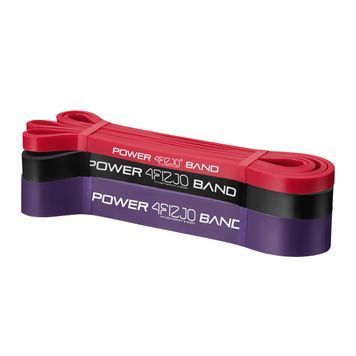 Еспандер-петля 4FIZJO Power Band 6-26 кг резина для фітнесу і спорту, набір 3 шт Mix (P-5907222931554) 4FJ0002 фото