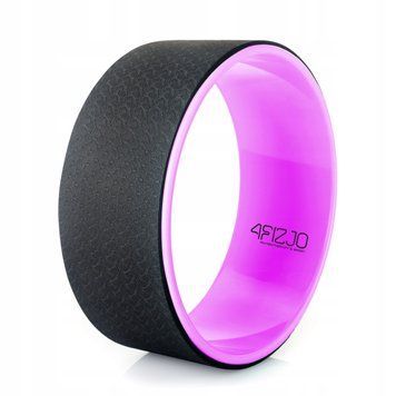 Колесо для йоги та фітнесу 4FIZJO Dharma Black/Pink (P-5907222931455) 4FJ1455 фото