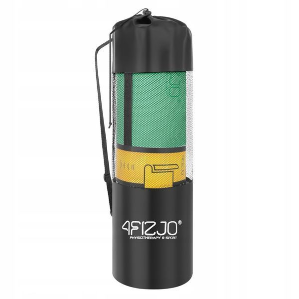 Килимок (мат) спортивний 4FIZJO TPE 180 x 60 x 1 см для йоги та фітнесу Mint/Grey (P-5907739311917) 4FJ0202 фото