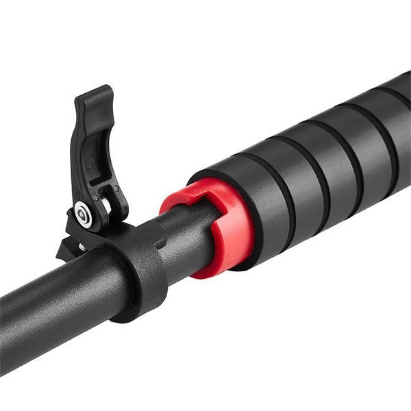 Турнік розсувний 4FIZJO PRO 72-110 см Black/Red (P-5907739313263) 4FJ0259 фото